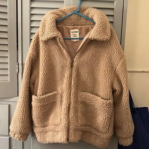 Teddy Bear Jacket, beige,  M